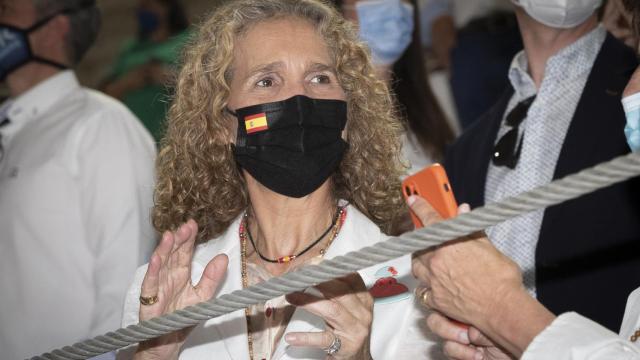 La Infanta Elena, el pasado mes de mayo en la plaza de toros de Navalcarnero (Madrid).