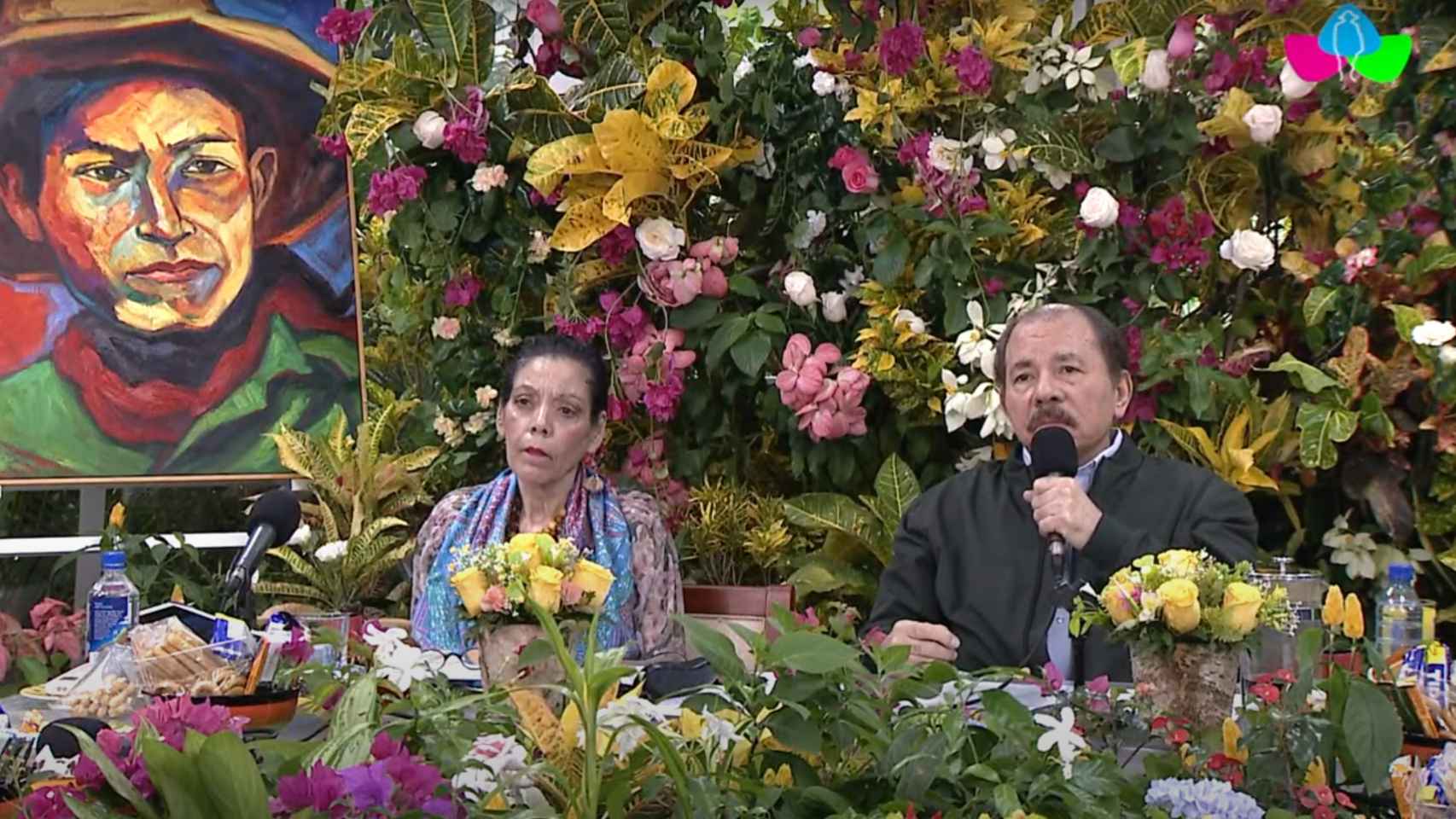 Daniel Ortega, presidente de Nicaragua, en la XIX cumbre de jefes de Estado y de Gobierno de la ALBA.