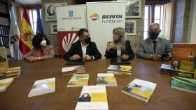 Firma del convenio entre la Xunta y la Fundación Repsol.