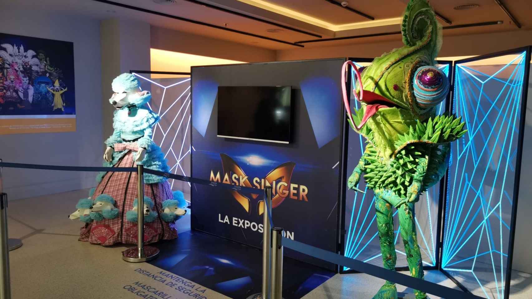 El Centro Comercial Gran Vía de Vigo acoge una exposición del programa Mask Singer