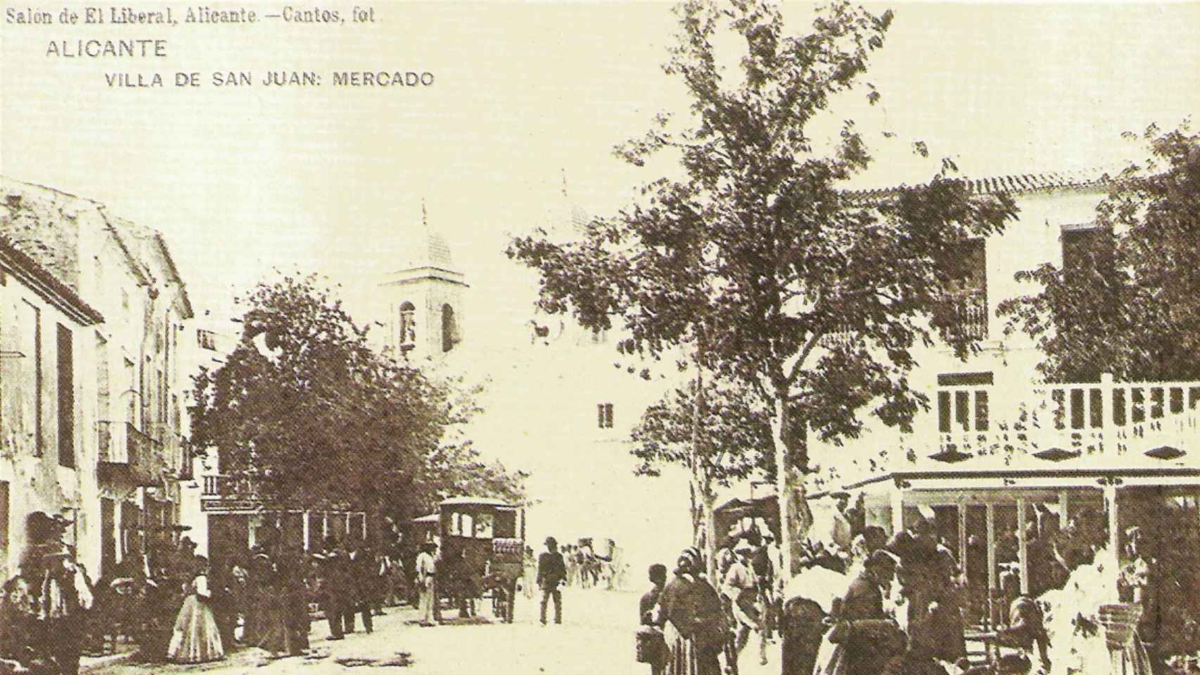 La plaza de la Constitución o del Mercado, Villa de San Juan.