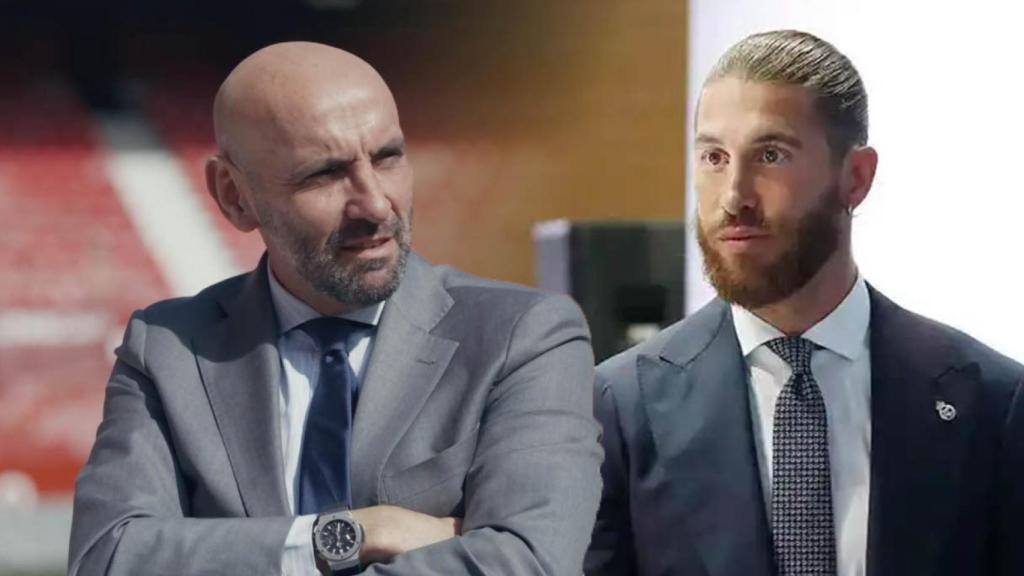 Monchi y Sergio Ramos