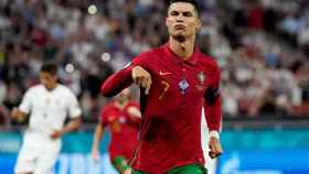 Cristiano Ronaldo celebra un gol en la Eurocopa