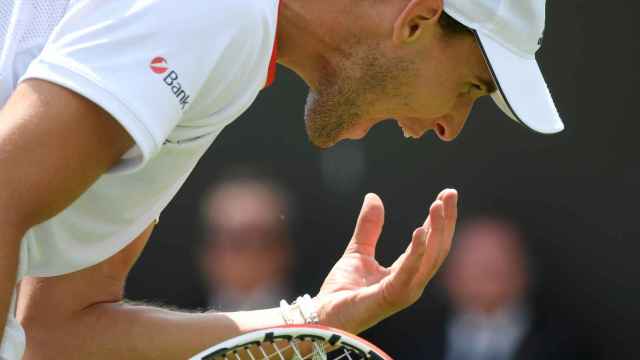 Dominic Thiem en Wimbledon