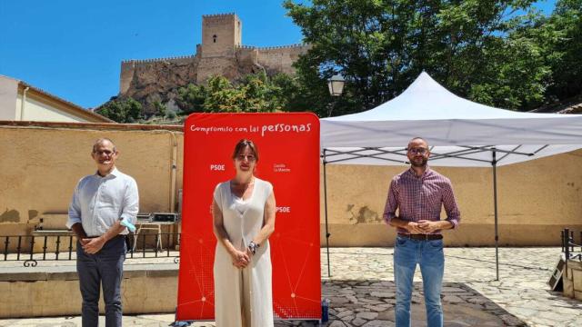 Acto del PSOE en Almansa.