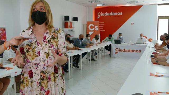 La coordinadora de Ciudadanos en Castilla-La Mancha, Carmen Picazo.