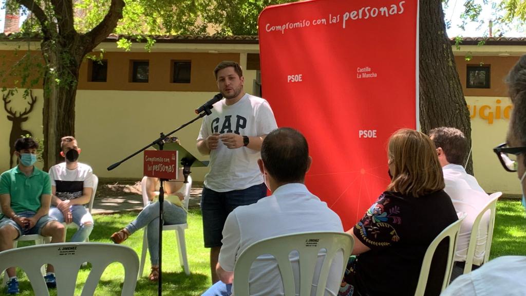 Nacho Hernando, este domingo en Sacedón (Guadalajara)