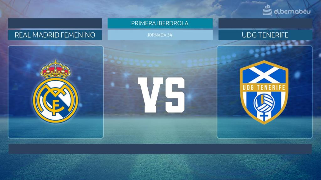 Streaming en directo | Real Madrid Femenino - UDG Tenerife