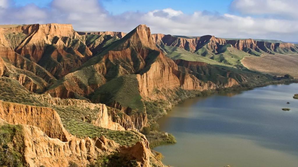 Una panorámica de las barrancas de Burujón, en la provincia de Toledo