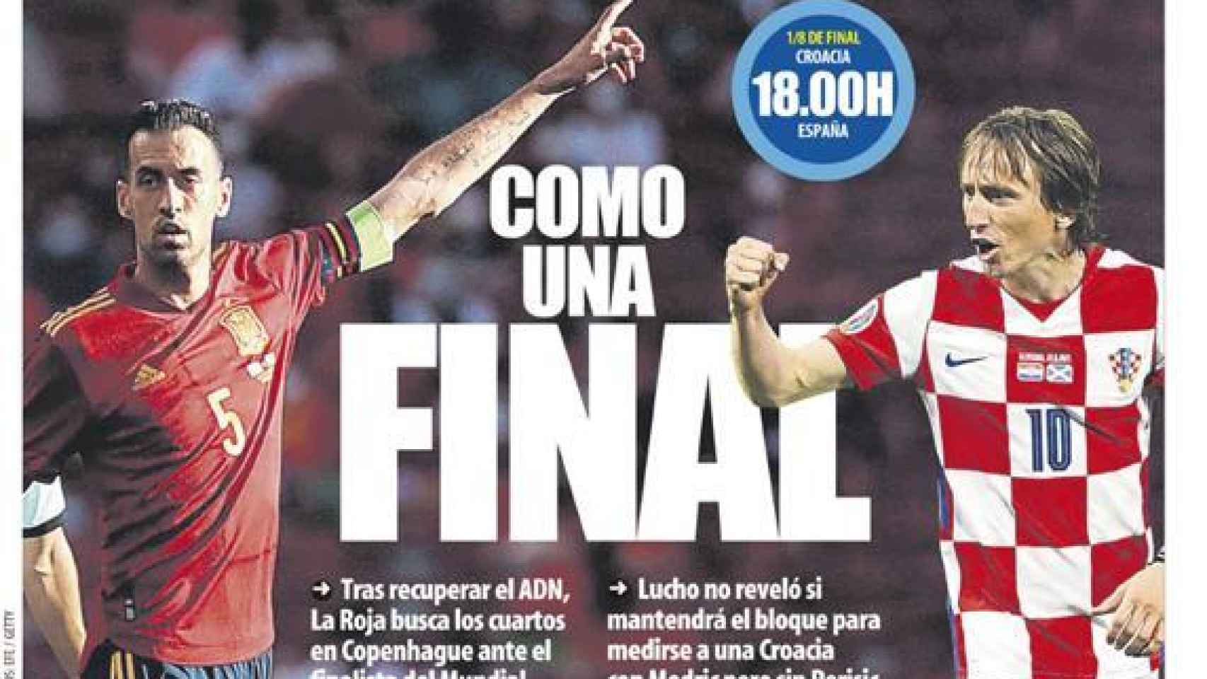 La portada del diario Mundo Deportivo (28/06/2021)