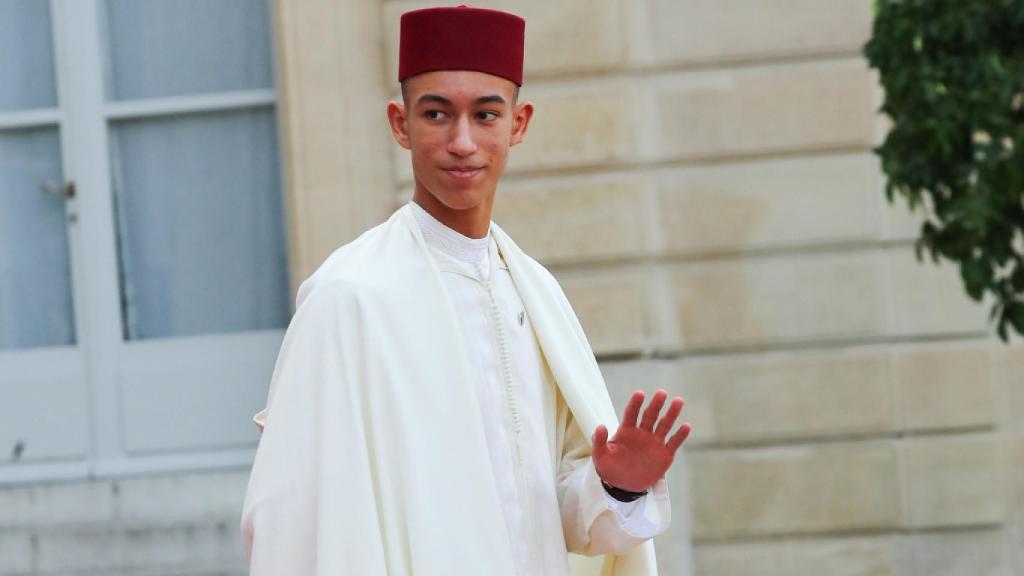 Moulay Hassan, durante un acto en París en 2019.