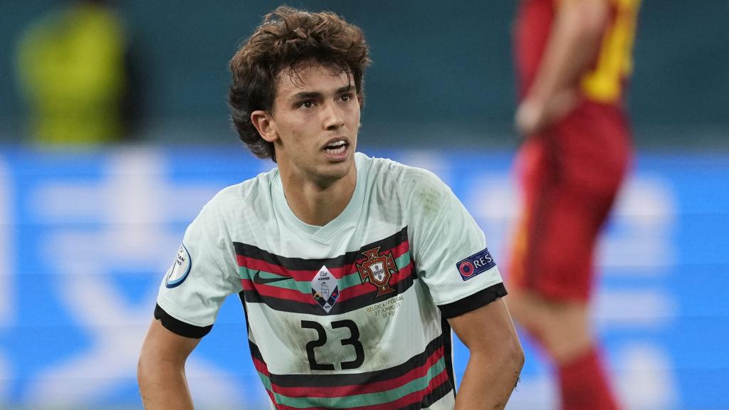 Joao Félix en el partido ante Bélgica