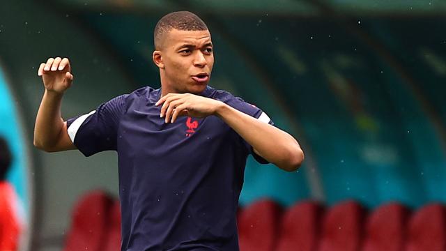 Mbappé, con la selección de Francia