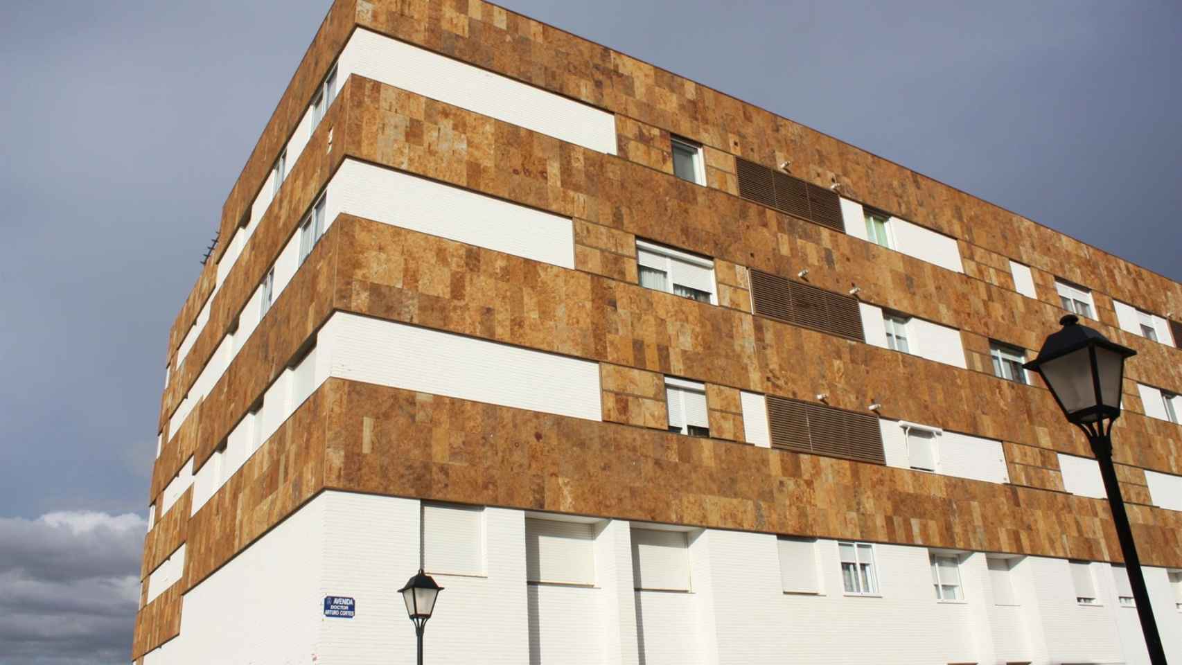 Foto de archivo de un edificio de Albacete.