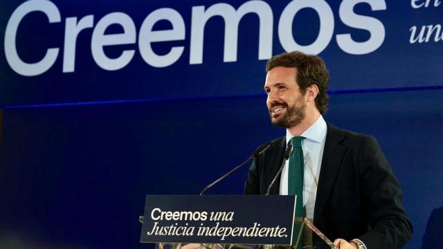 Pablo Casado, este lunes en Córdoba.