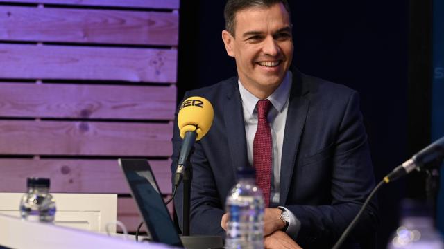 Pedro Sánchez, presidente del Gobierno, entrevistado por la Cadena SER en Barcelona.