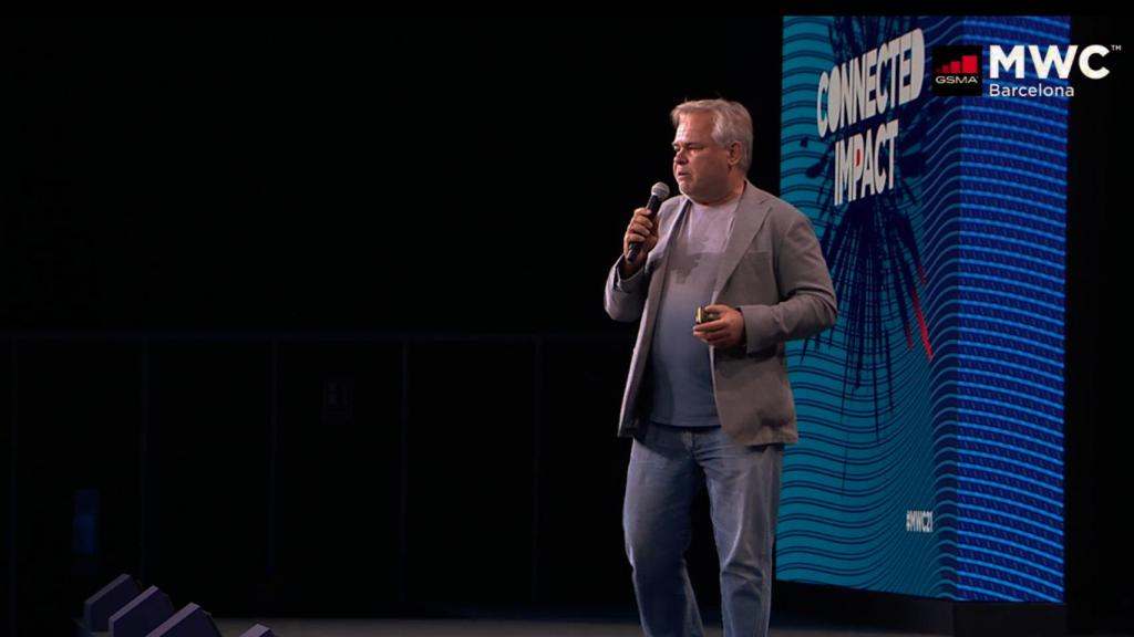 Eugene Kaspersky, CEO de Kaspersky, realizó su intervención en el MWC 2021 de manera presencial.