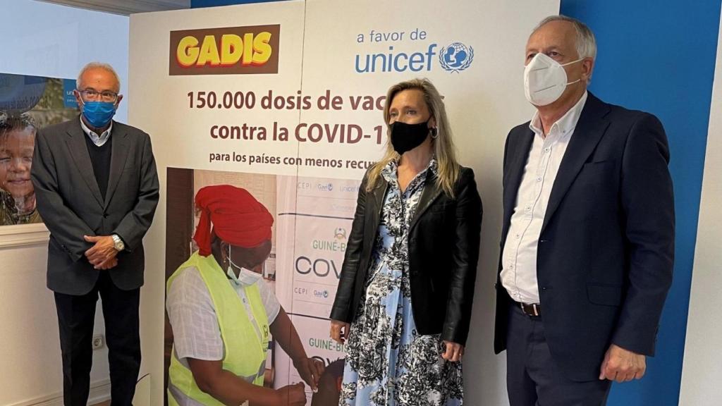 Gadis ayuda a Unicef a enviar 150.000 vacunas contra la Covid a países con pocos recursos