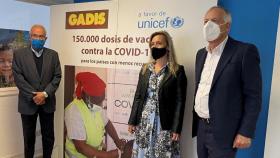 Gadis ayuda a Unicef a enviar 150.000 vacunas contra la Covid a países con pocos recursos