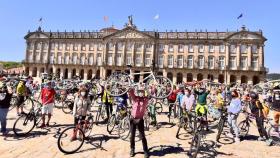 La manifestación convocada por Composcleta el pasado 17 de abril.