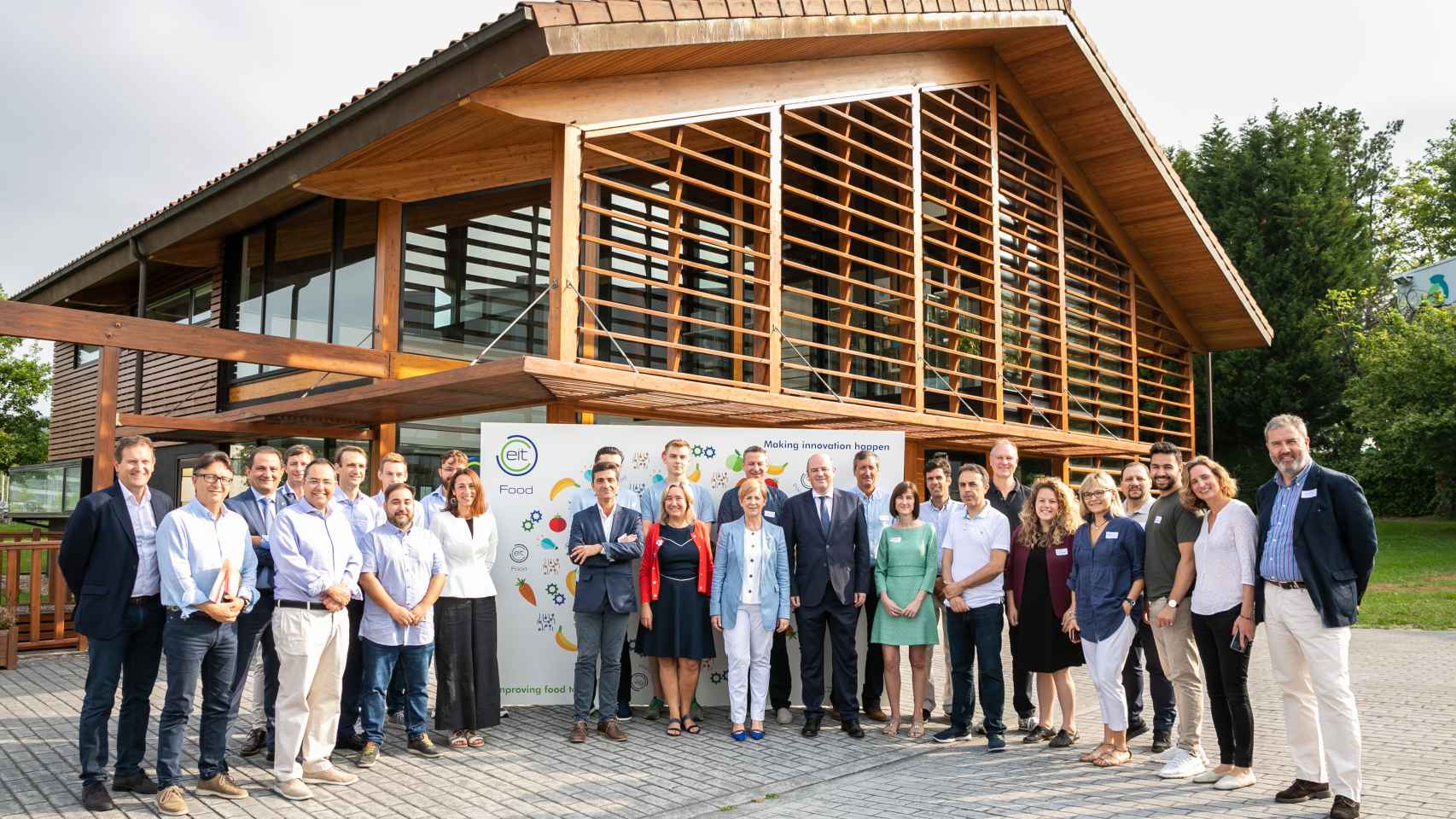 Participantes al programa de aceleración EIT Food en la edición de 2019, justo antes de la irrupción de la Covid-19.