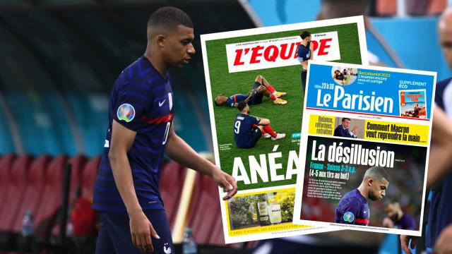 Mbappé y las portadas en Francia