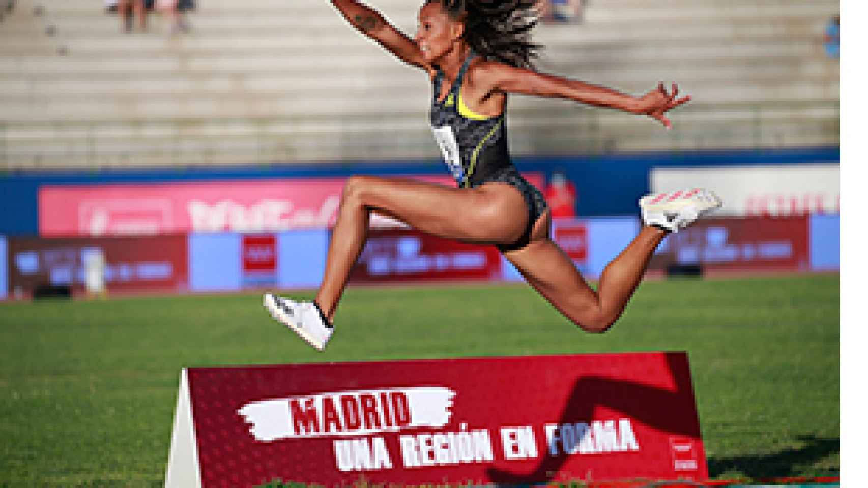 Ana Peleteiro en el Campeonato de España de atletismo de Getafe