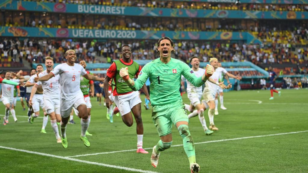 Yann Sommer, héroe de la selección de Suiza en el partido ante Francia de octavos de la Eurocopa 2020