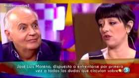 José Luis Moreno y Yolanda Ramos durante el programa de Telecinco.