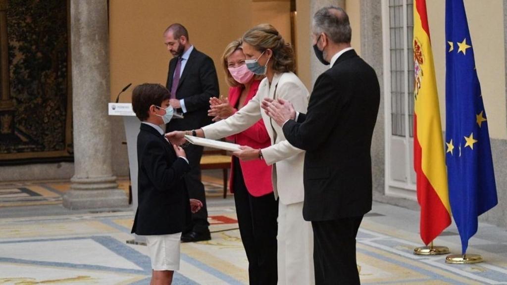 Entrega de premios en el Patio de los Borbones