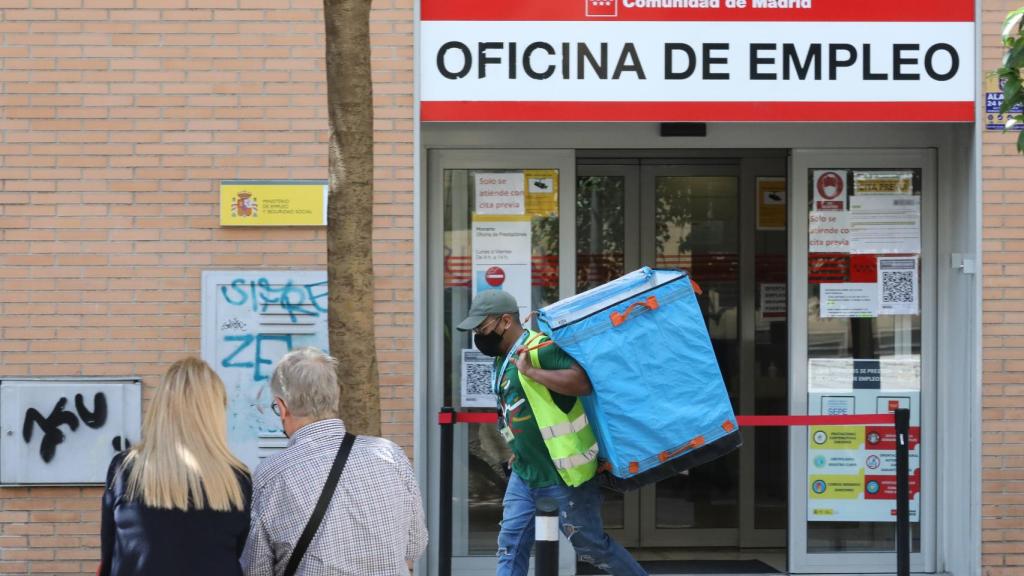 Una oficina de empleo, en Madrid.