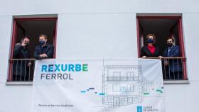 Inauguración vivienda ‘Rexurbe’ en Ferrol.