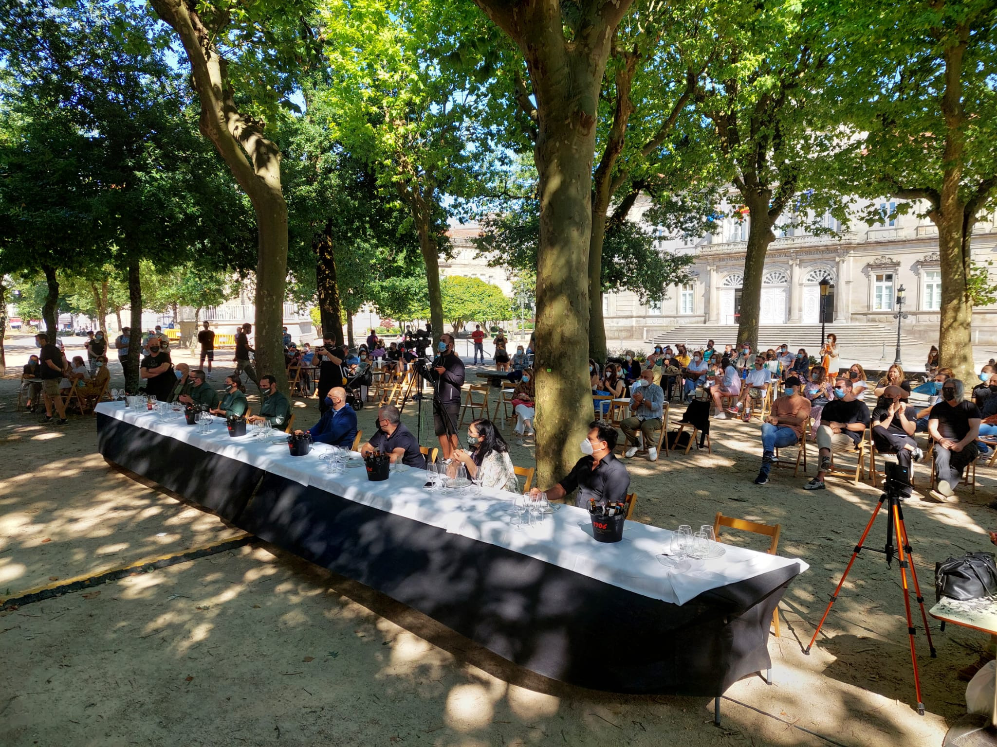 Batalla das Cunchas, colofón del primero de los eventos de Pontevedra Capital Gastro.