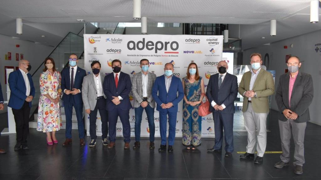 Clausura de la Asamblea de la Asociación de Empresarios del Polígono Romica de Albacete