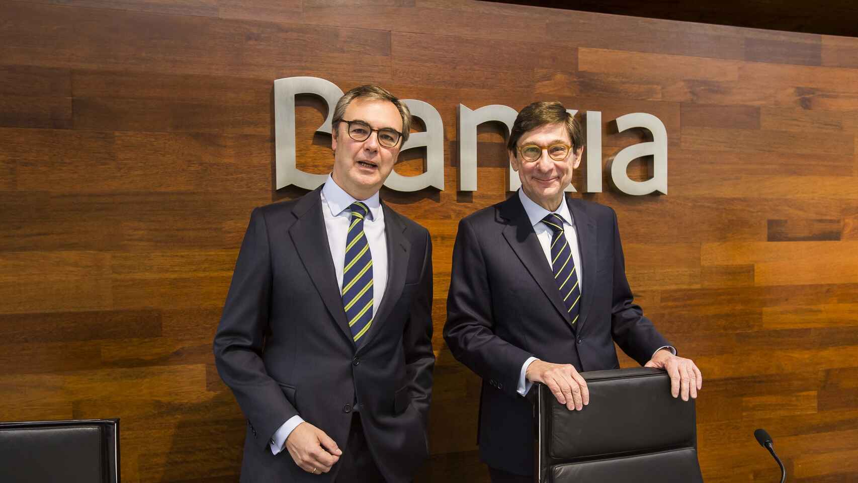 José Ignacio Goirigolzarri y José Sevilla en su etapa en Bankia.