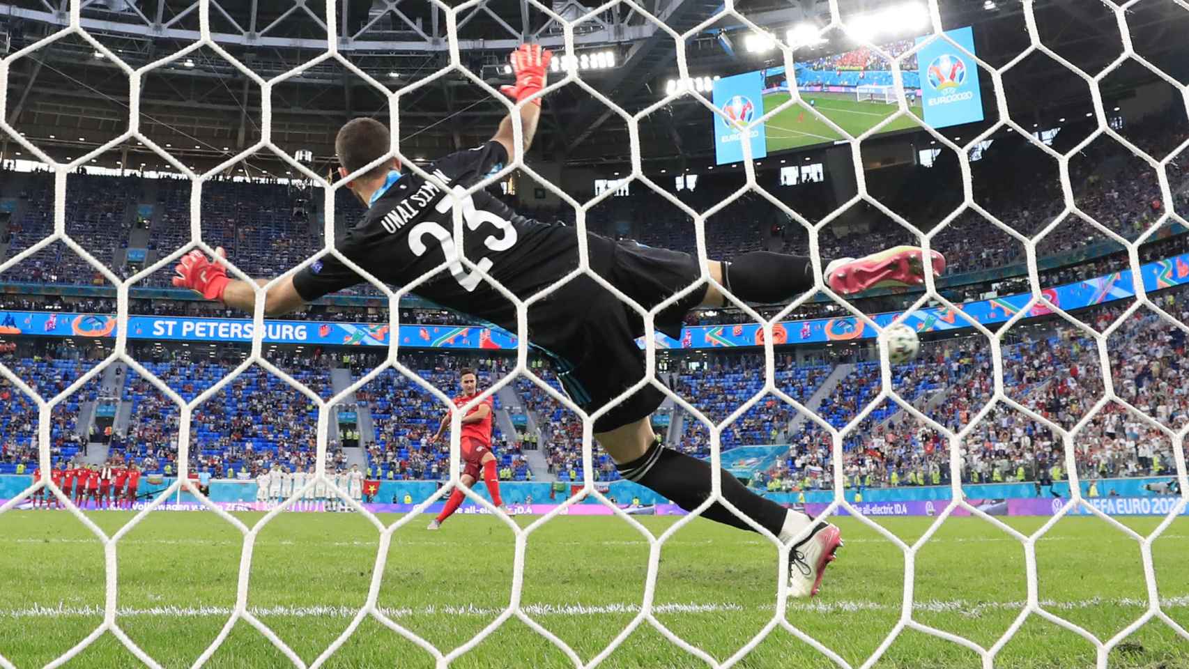 La tanda de penaltis del Suiza - España de los cuartos de final de la Eurocopa
