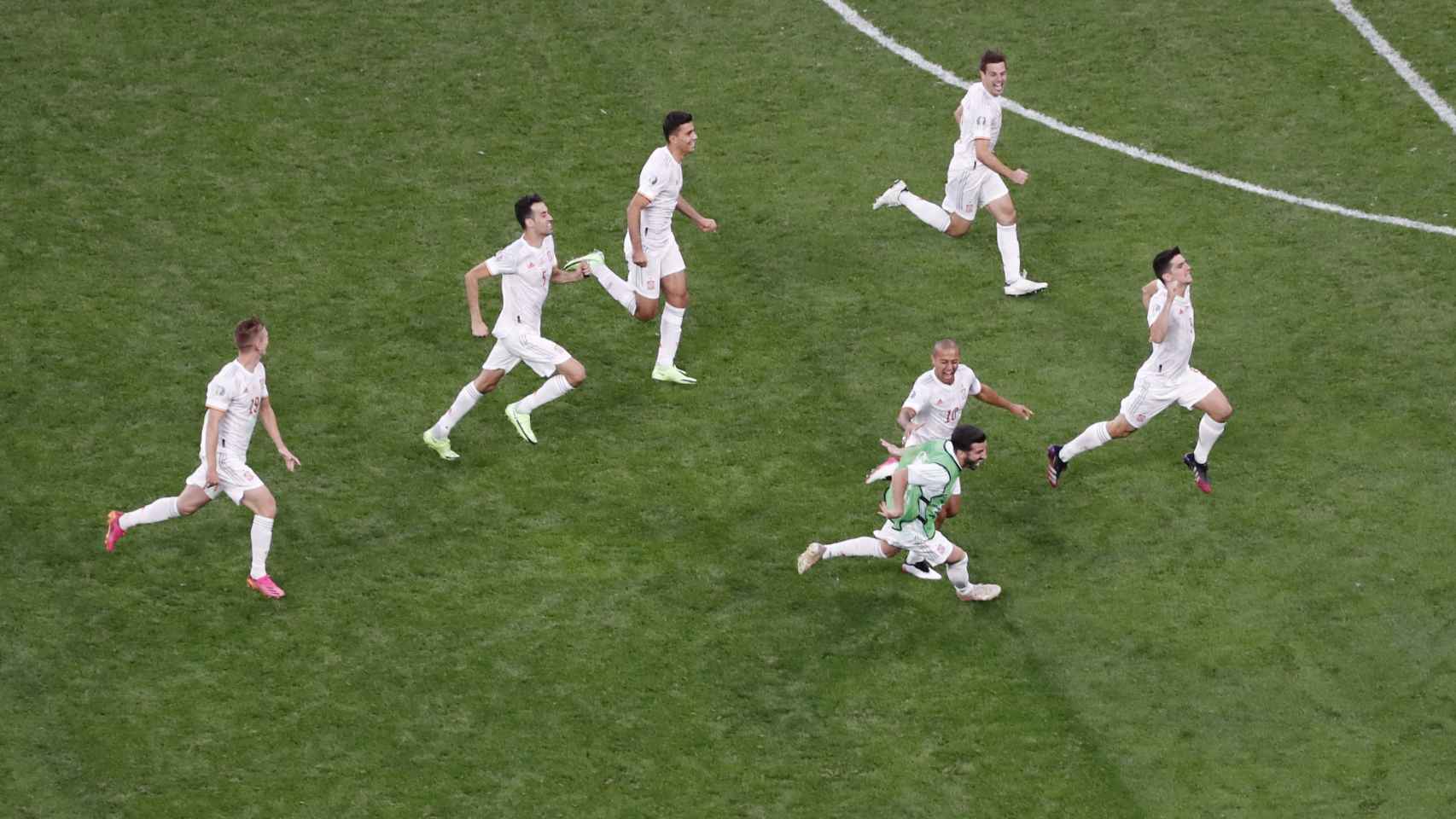 La tanda de penaltis del Suiza - España de los cuartos de final de la Eurocopa