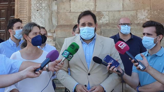 El presidente del PP de C-LM, Paco Núñez, en Guadalajara. Foto: EP