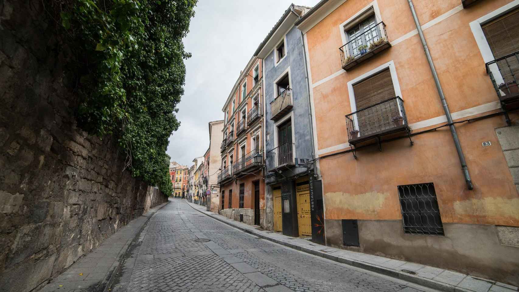 Calle Alfonso VIII de Cuenca. Foto: Joaquin Corchero. Europa Press