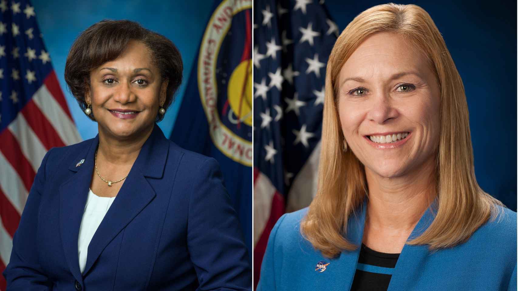 Vanessa Wyche y Janet Petro, las dos nuevas directoras de la NASA.