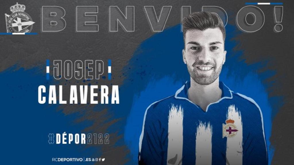 Josep Calavera, nuevo jugador del Deportivo