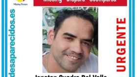 Jonatan Cuadra desapareció el pasado 1 de julio