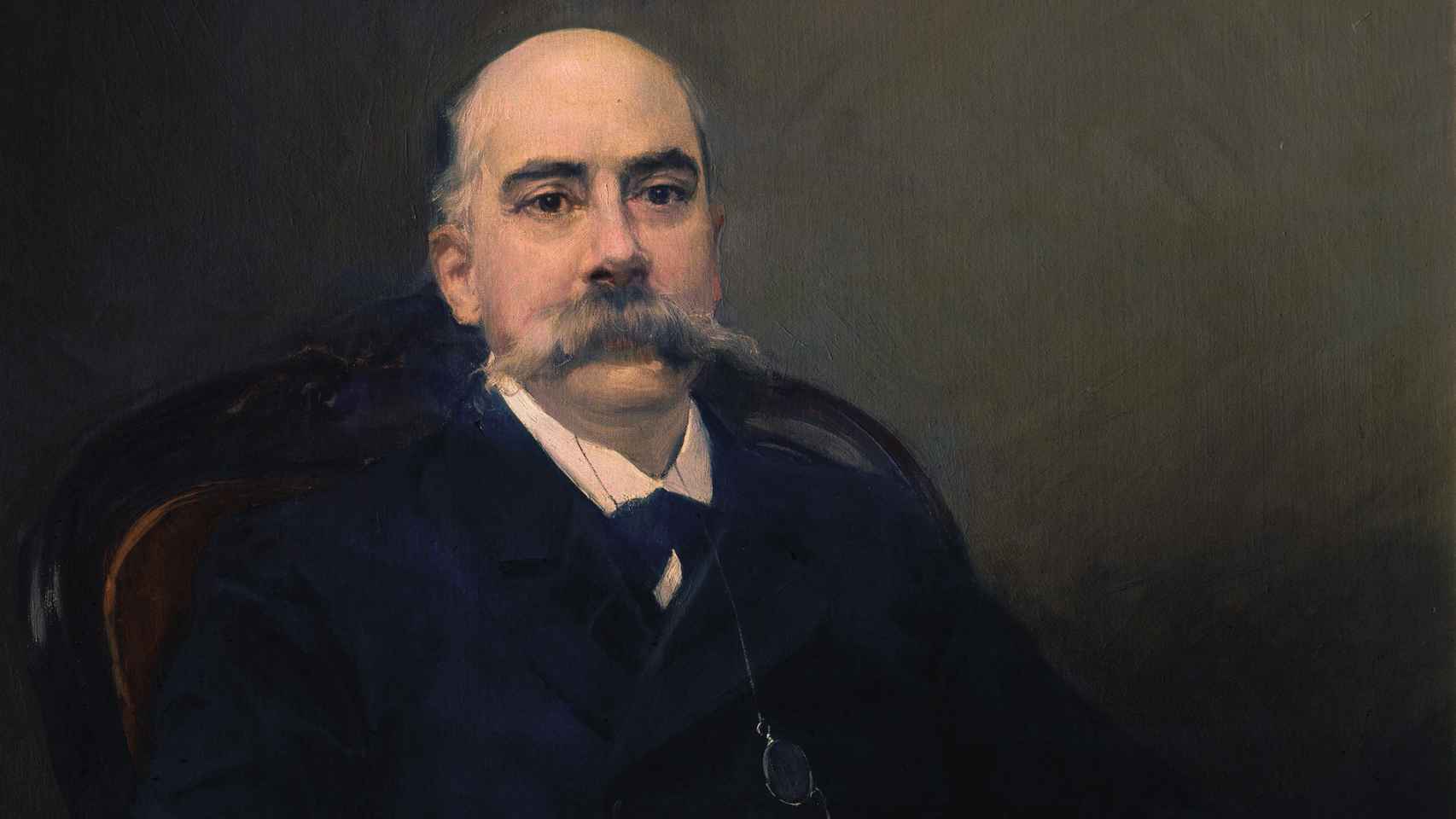 Emilio Castelar, retratado por Joaquín Sorolla.