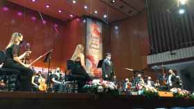 Javier Ulises Illán en su estreno al frente de la Orquesta y Coros de RTVE