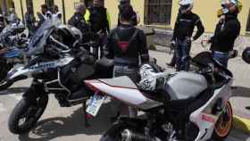 Encuentro nacional motero del motoclub de sacerdotes católicos Madonna Centauros, entre Rueda y Cigales 3