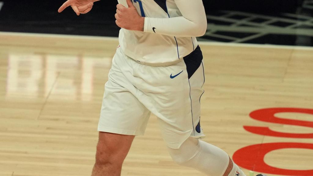 Luka Doncic durante un partido de Dallas Mavericks