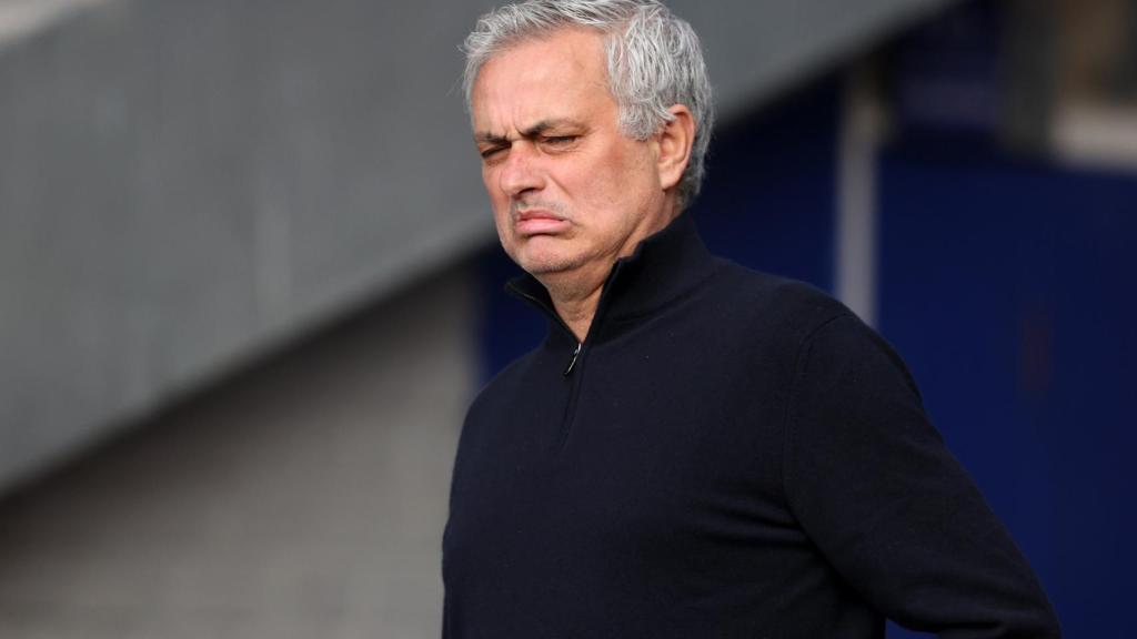 José Mourinho, durante un partido con el Tottenham Hotspur