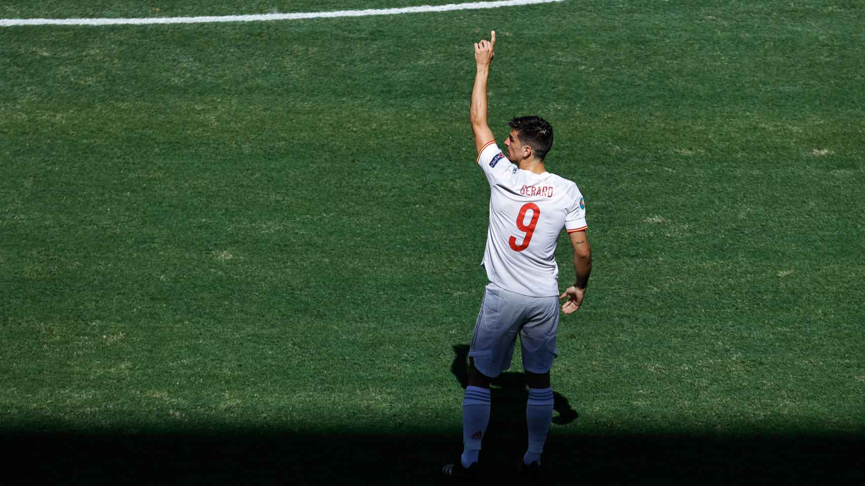 Gerard Moreno, durante la Eurocopa