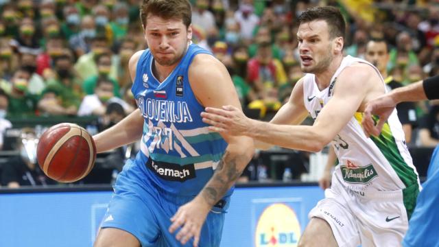 Doncic con Eslovenia en el Preolímpico