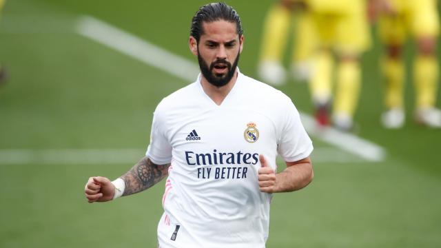 Isco Alarcón, durante un partido con el Real Madrid